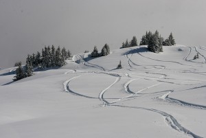 Skön skidresa i Schweiz